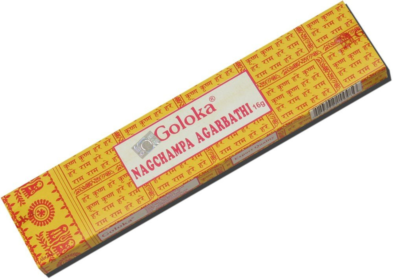  Goloka Nag Champa Incense Sticks 16 gram box