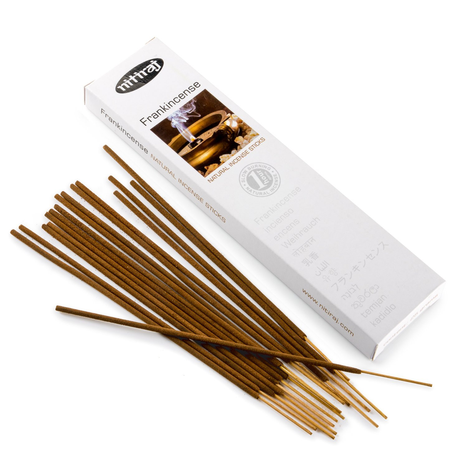 Nitiraj Premium FRANKINCENSE Natural Incense Sticks 25 grams Incense