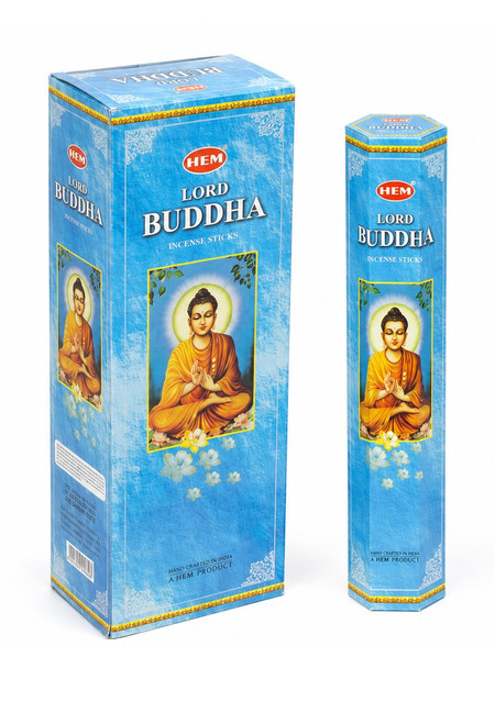 Hem Lord Buddha Incense Sticks - 120 Stick Bulk Box (6 Inner Tubes of 20)