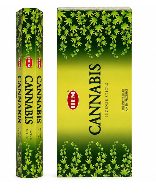 Hem Cannabis Incense Sticks - 120 Stick Bulk Box (6 Inner Tubes of 20)