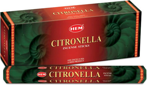 Hem Citronella Incense Sticks - 120 Stick Bulk Box (6 Inner Tubes of 20)