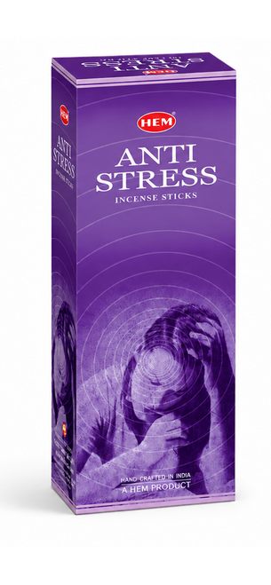 Hem Anti Stress Incense Sticks - 120 Stick Bulk Box (6 Inner Tubes of 20)