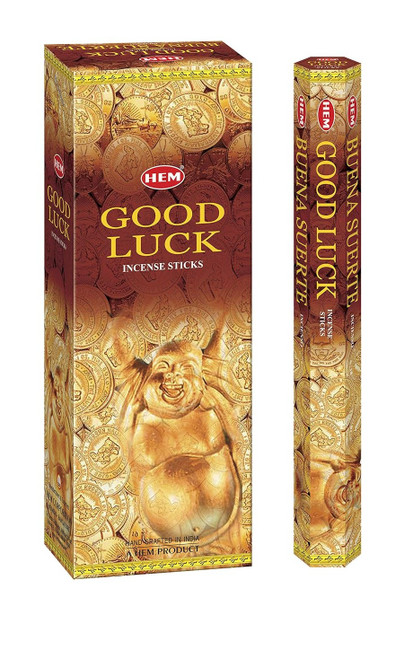 Hem Good Luck Incense Sticks - 120 Stick Bulk Box (6 Inner Tubes of 20)