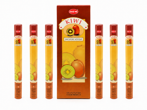Hem Kiwi Incense Sticks - 120 Stick Bulk Box (6 Inner Tubes of 20)