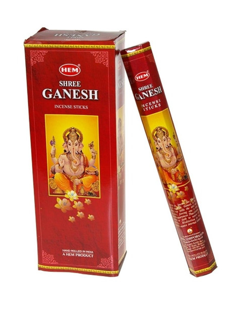 Hem Shree Ganesh Incense Sticks - 120 Stick Bulk Box (6 Inner Tubes of 20)