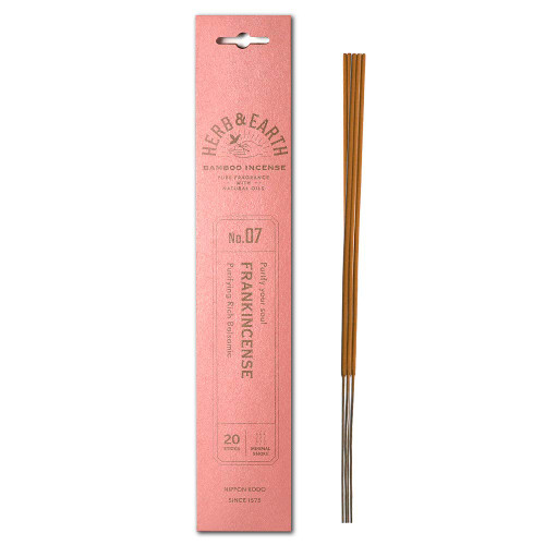 Herb and Earth Japanese Bamboo Incense, Frankincense, 20 Sticks Herb and Earth Japanese Bamboo Incense, Frankincense, 20 Sticks