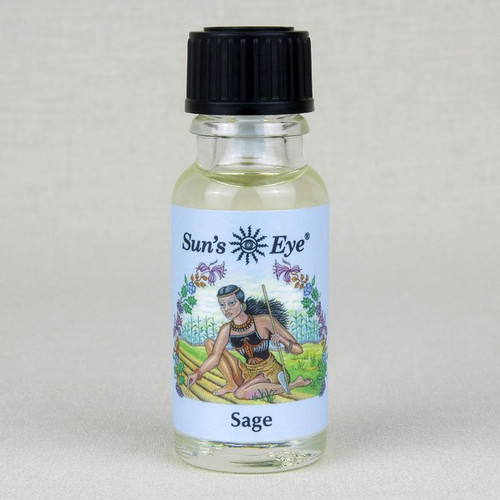 Sage - Sun's Eye Pure Oils - 1/2 Ounce Bottle