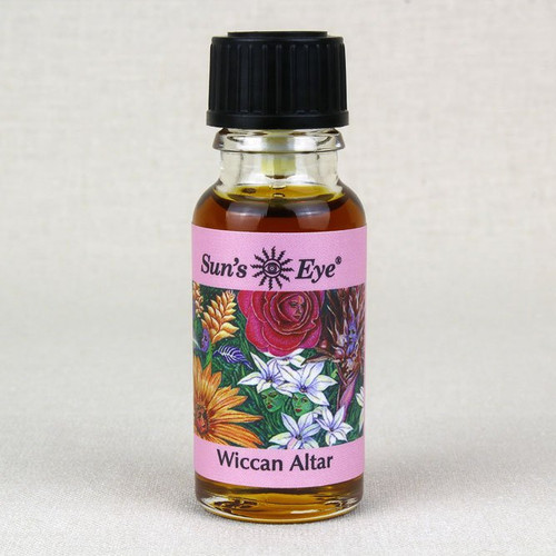 Wiccan Altar Oil - Sun's Eye Pure Oils - 1/2 Ounce Bottle