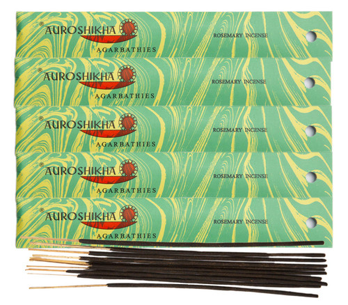 (5-Pack) Auroshikha Rosemary Incense 10 Sticks