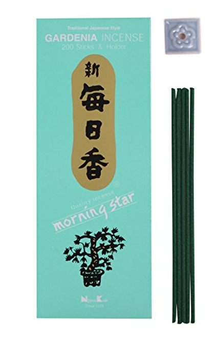 Nippon Kodo Morning Star Gardenia Incense, 200 Sticks