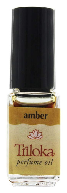 Amber - Triloka Perfume Oil - 1/8 Ounce Bottle