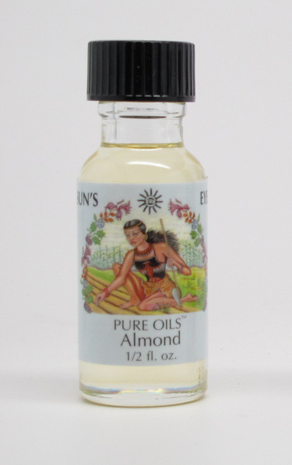 Suns Eye Almond Herbal Fragrance Oil - 1/2 Ounce Bottle