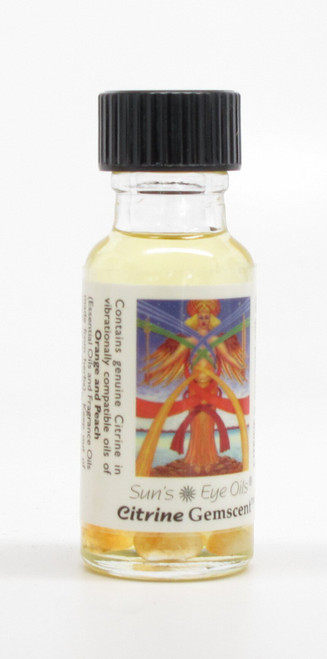 Suns Eye Citrine Herbal Fragrance Oil - 1/2 Ounce Bottle