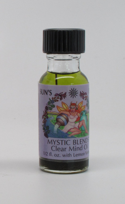Suns Eye Clear Mind Herbal Fragrance Oil - 1/2 Ounce Bottle