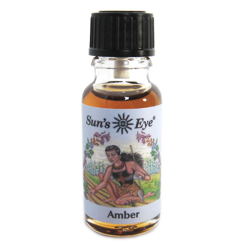 Suns Eye Amber Herbal Fragrance Oil - 1/2 Ounce Bottle
