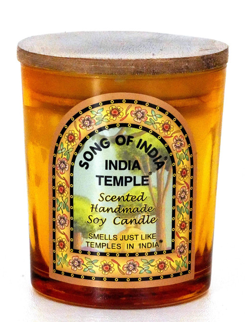 Song of India - 19 Ounce - Handmade Aromatherapy Soy Candle with Mango Wood Lid Song of India - 19 Ounce - Handmade Aromatherapy Soy Candle with Mango Wood Lid
