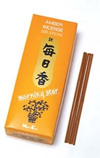 Nippon Kodo Morning Star Incense - Amber - 200 Sticks