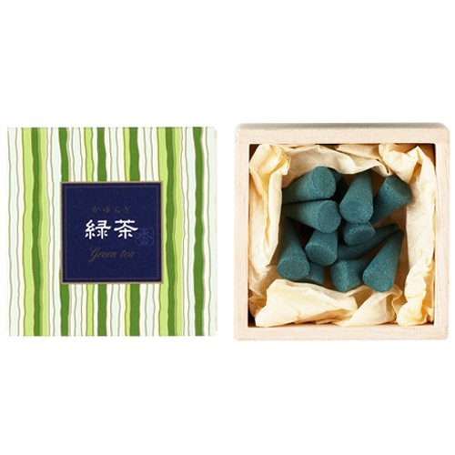 Nippon Kodo Kayuragi Incense - Green Tea - 12 Cones
