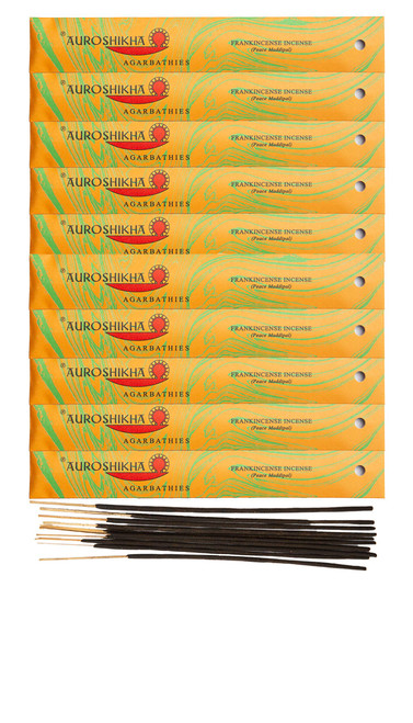 (10-Pack) Auroshikha Frankincense Incense 10 Sticks