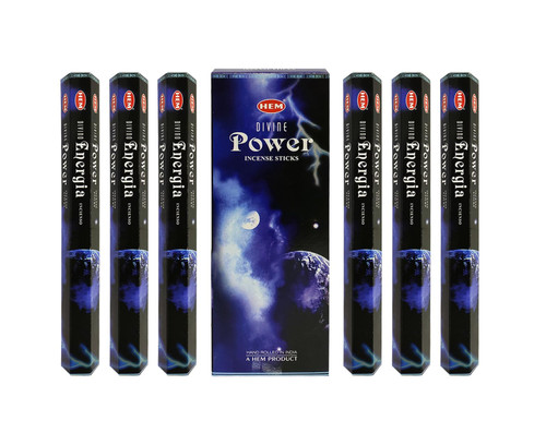 Hem Divine Power Incense Sticks - 120 Stick Bulk Box (6 Inner Tubes of 20)