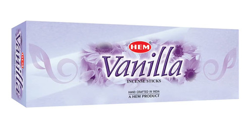 Hem Vanilla Incense Sticks - 120 Stick Bulk Box (6 Inner Tubes of 20)