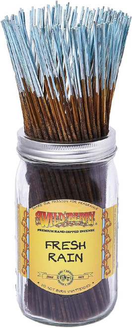 Wild Berry Fresh Rain Incense Sticks, 100 Count Hand-Dipped Aromatic Incense