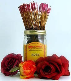 Wild Berry Rose Incense Sticks, 100 Count Hand-Dipped Aromatic Incense