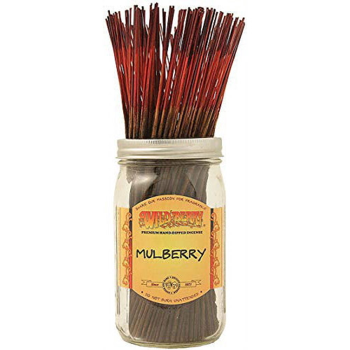 Wild Berry Mulberry Incense Sticks, 100 Count Hand-Dipped Aromatic Incense
