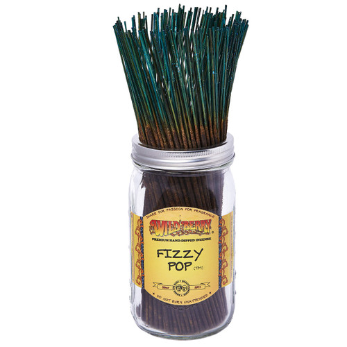 Wild Berry Fizzy Pop Incense Sticks, 100 Count Hand-Dipped Aromatic Incense