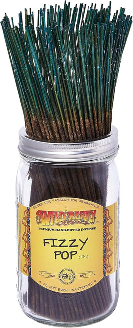 Wild Berry Fizzy Pop Incense Sticks, 100 Count Hand-Dipped Aromatic Incense