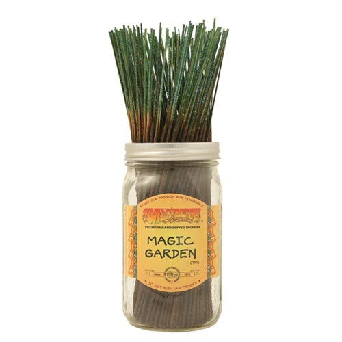 Wild Berry Magic Garden Incense Sticks, 100 Count Hand-Dipped Aromatic Incense