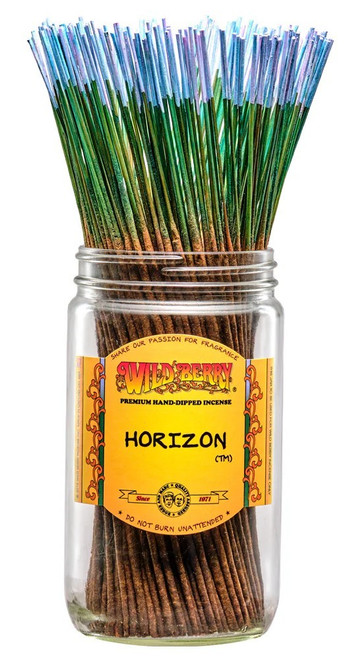 Wild Berry Horizon Incense Sticks, 100 Count Hand-Dipped Aromatic Incense