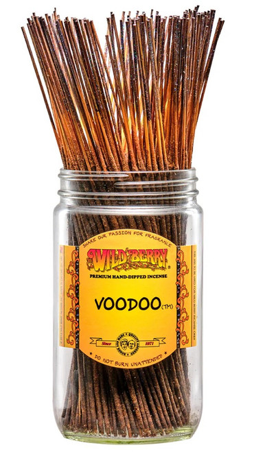 Wild Berry Voodoo Incense Sticks, 100 Count Hand-Dipped Aromatic Incense