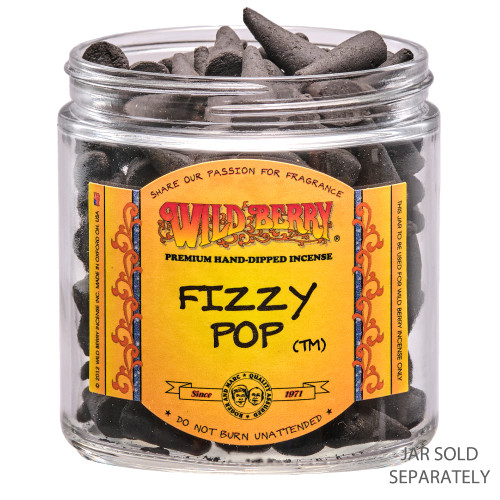 Wild Berry Fizzy Pop Incense Cones, 100 Count