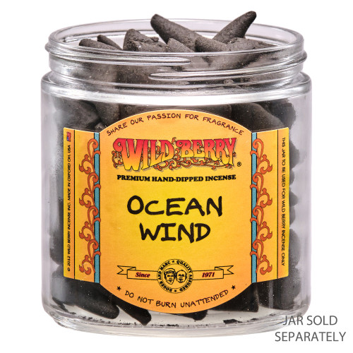 Wild Berry Ocean Wind Incense Cones, 100 Count