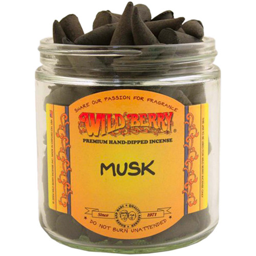 Wild Berry Musk Incense Cones, 100 Count