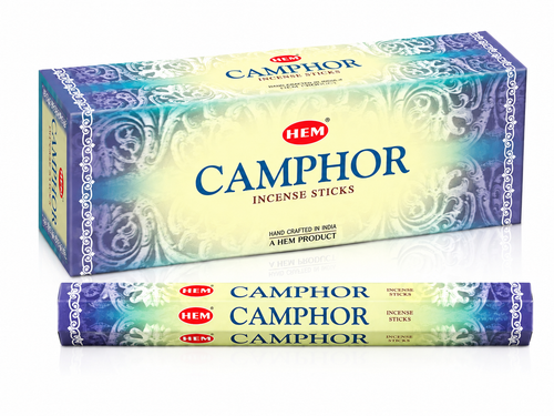 Hem Camphor Incense Sticks - 120 Stick Bulk Box (6 Inner Tubes of 20)
