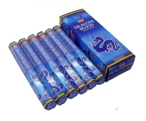 Hem Dragons Blood Blue Incense, 120 Stick Box