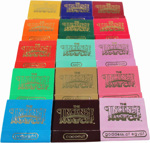 Incense Matches, Assorted Pack, 15 Count