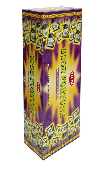 Hem Good Fortune Incense, 120 Stick Pack