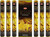 Hem Gold Rain Incense Sticks - 120 Stick Bulk Box (6 Inner Tubes of 20)