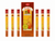 Hem Kiwi Incense Sticks - 120 Stick Bulk Box (6 Inner Tubes of 20)
