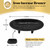 Cast Iron Incense Burner 4x2 Inch - for Smudging, Incense, Rituals, Decoration
