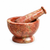 Celtic Knot Carved Soapstone Mortar & Pestle Set, 4 Inch Diameter