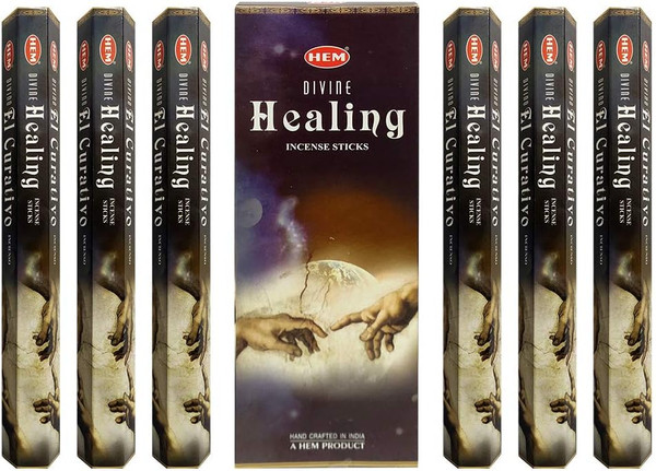 Hem Divine Healing Incense Sticks - 120 Stick Bulk Box (6 Inner Tubes of 20)