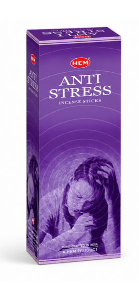 Hem Anti Stress Incense Sticks - 120 Stick Bulk Box (6 Inner Tubes of 20)