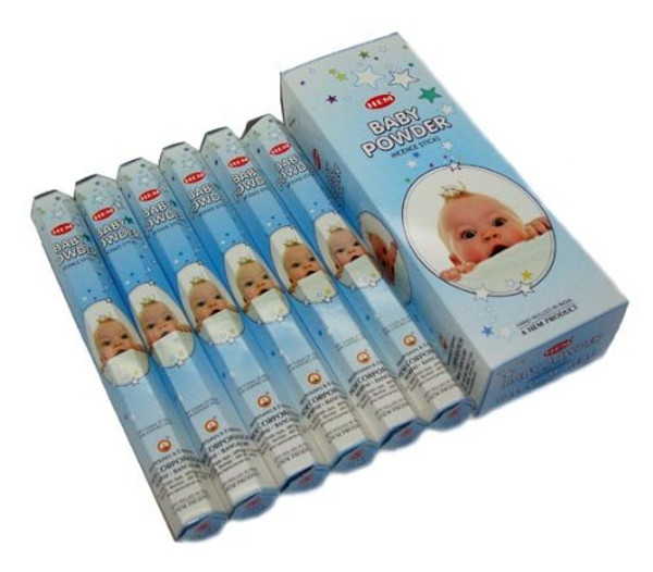 Hem Baby Powder Incense, 120 Stick Box