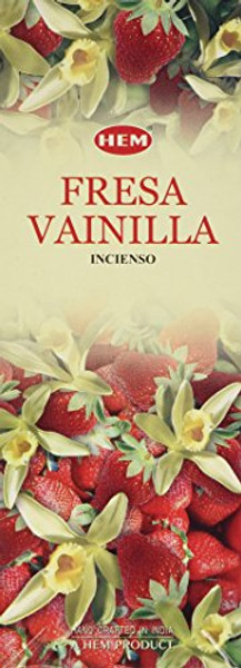 Hem Strawberry Vanilla Incense, 120 Stick Box