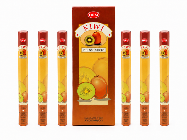 Hem Kiwi Incense Sticks - 120 Stick Bulk Box (6 Inner Tubes of 20)