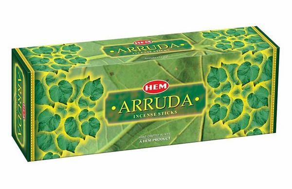 Hem Arruda Incense Sticks - 120 Stick Bulk Box (6 Inner Tubes of 20)